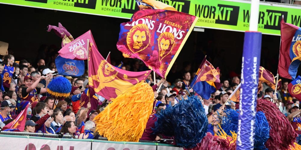 Brisbane Lions supporters football